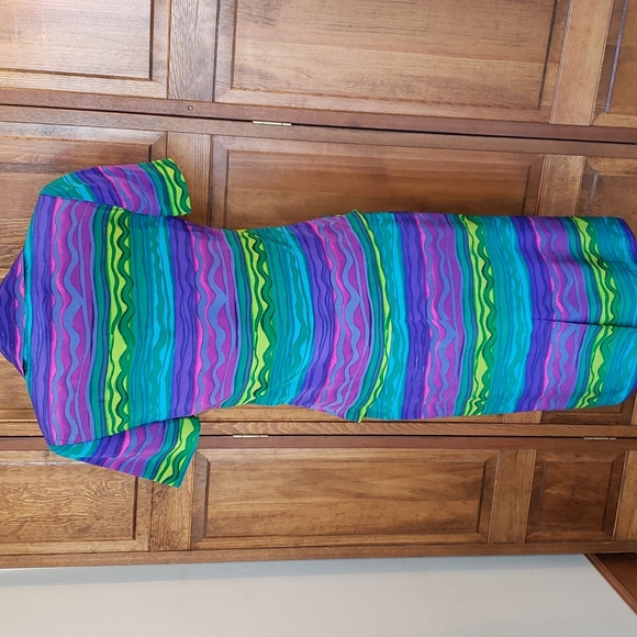 Spencer Jeremy Women's Silk Sheath Dress and Jacket Set, Sz 6 - Picture 2 of 7